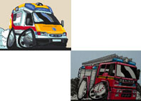 Next Month will feature Emergency Service Vehicles
