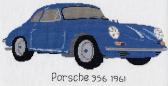 Porsche 356 1961 Cross Stitch Chart