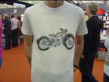 BSA D3 Bantam stitched onto a T-Shirt