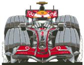 McLaren Hamilton F1 Caricature Cross Stitch Kit