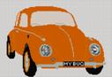 Volkswagen Beetle Cross Stitch Kit