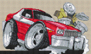 Ford Starsky & Hutch Cross Stitch Kit