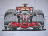 McLaren Hamilton F1 Caricature Cross Stitch Kit