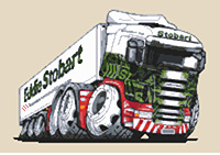 Eddie Stobart Refrigerated Cross Stitch Kit