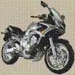 Yamaha FZ6 Fazer Motorbike Cross Stitch Kit