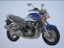 Suzuki GSX 1400 Motorcycle Cross Stitch Kit