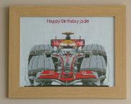 McLaren Hamilton F1 Caricature Cross Stitch Kit