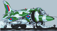 Harrier Jump Jet Cross Stitch Kit