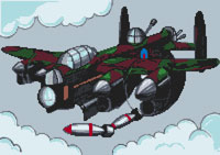 Lancaster Bomber Cross Stitch Kit