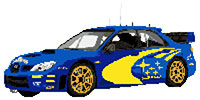 Subaru Impreza 2006 Cross Stitch Kit