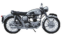 Norton Dominator Motorbike Cross Stitch Kit