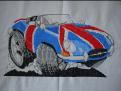 Jaguar E-Type Union Jack Cross Stitch Kit