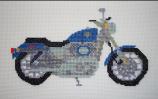 Harley Davidson Sportster Cross Stitch Kit