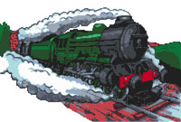 Flying Scotsman Cross Stitch Kit