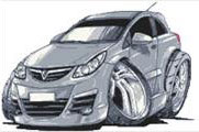 Vauxhall Corsa Cross Stitch Kit