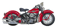 1946 Harley Davidson Cross Stitch