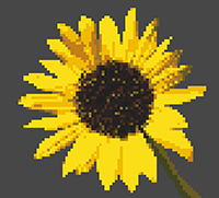 Sunflower Flower Cross Stitch Kit