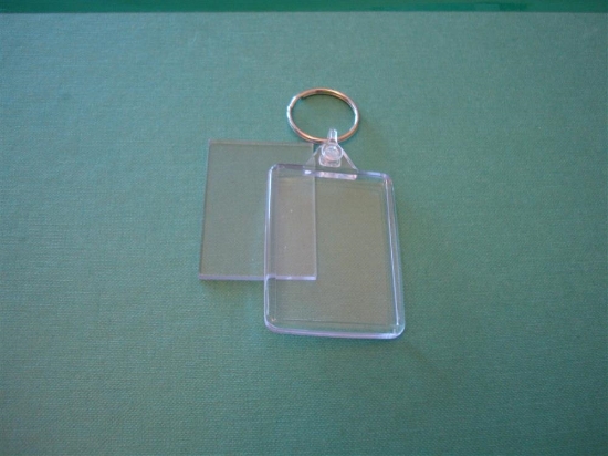 Picture of Ten Acrylic Rectangular Keyrings