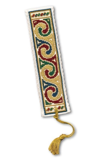 Picture of Celtic Spiral Bookmark (Cream) Cross Stitch Kit