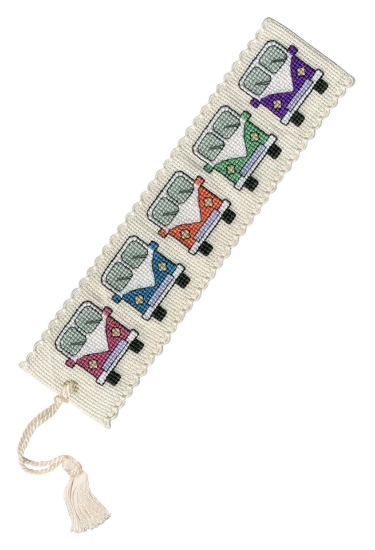 Picture of Campervans Bookmark Cross Stitch Kit