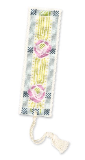 Picture of Mackintosh Rose Bookmark Cross Stitch Kit