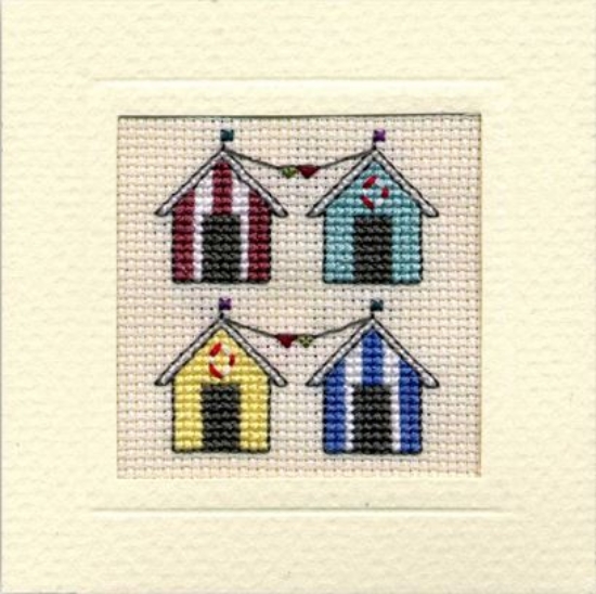 Picture of Beach Huts Miniature Card