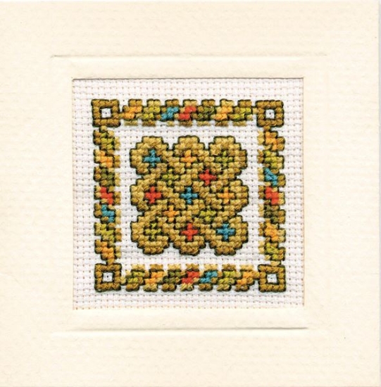 Picture of Celtic Knot Miniature Card Cross Stitch Kit