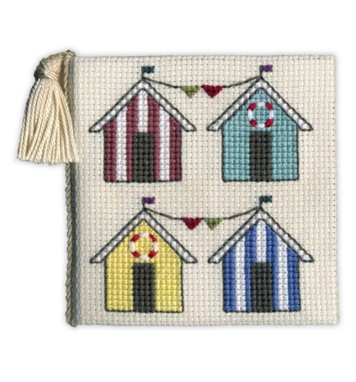 Picture of Beach Huts Needle Case Cross Stitch Kit