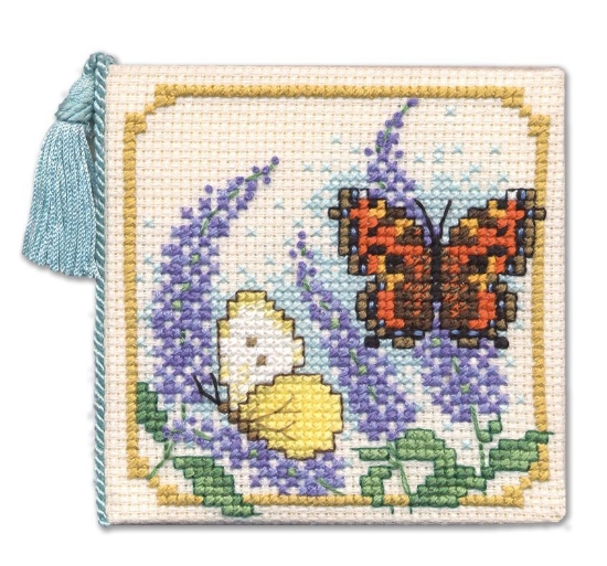 Picture of Butterflies & Buddleia Needle Case Cross Stitch Kit