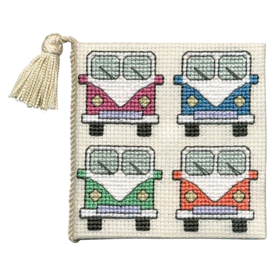 Picture of Campervans Needle Case Cross Stitch Kit