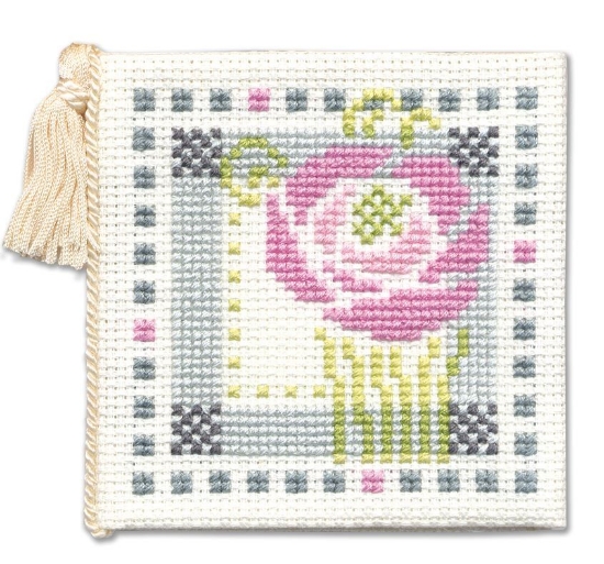 Picture of Mackintosh Rose Needle Case Cross Stitch Kit
