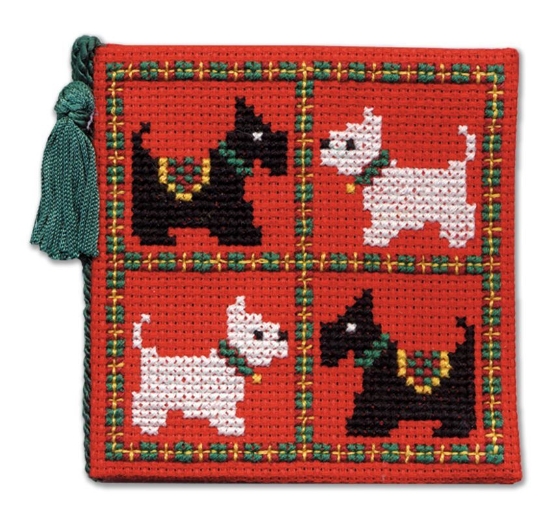 Picture of Scotties & Westies Needle Case Cross Stitch Kit