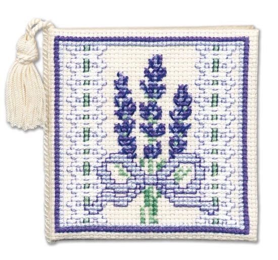 Picture of Victorian Lavender Needle Case Cross Stitch Kit