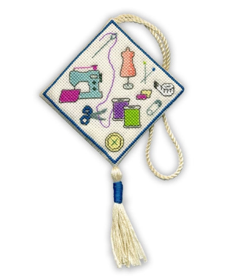 Picture of Sewing Scissor Keep Cross Stitch Kit