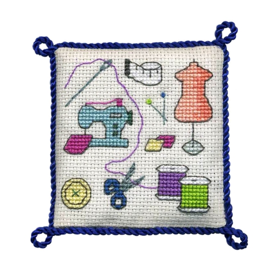 Picture of Sewing Pincushion Cross Stitch Kit