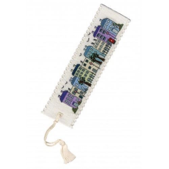 Picture of Townhouses Bookmark Cross Stitch Kit