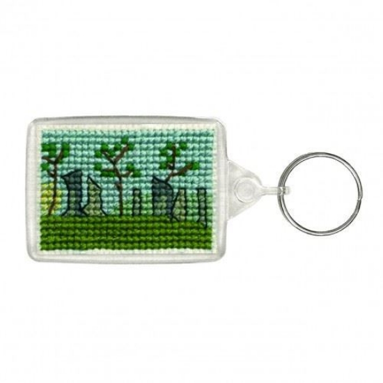 Picture of Standing stones Keyring Cross Stitch Kit