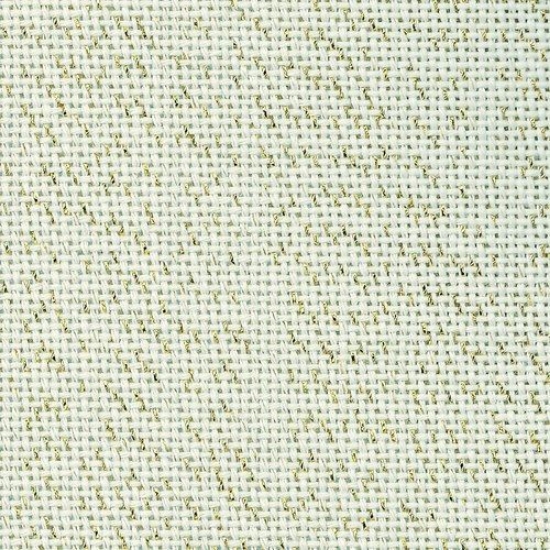 Picture of Zweigart Cream Aida/Gold Flecked 20 Count Bellana Cotton Evenweave (118)