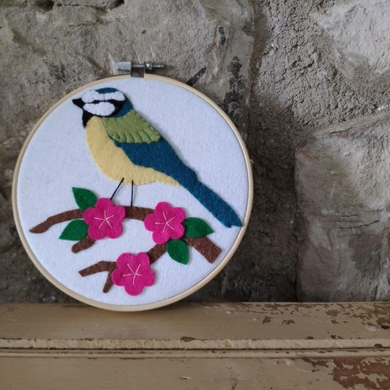 Picture of British Blue Tit Applique Kit