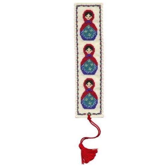 Picture of Russian Dolls Bookmark Cross Stitch Kit