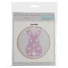 Picture of Bunny Felt Cross Stitch With Hoop