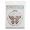 Picture of Butterfly Cross Stitch With Hoop