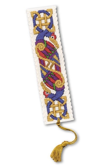 Picture of Celtic Birds Bookmark Cross Stitch Kit