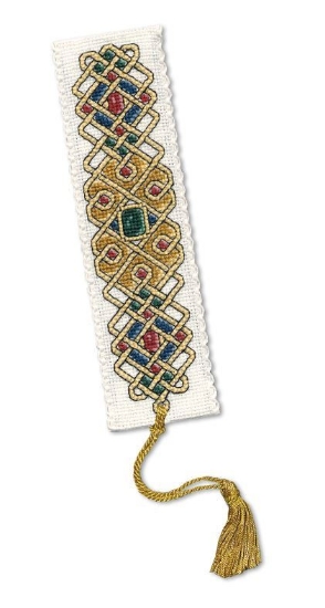 Picture of Celtic Jewel Bookmark Cross Stitch Kit
