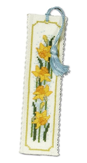 Picture of Daffodils Bookmark Cross Stitch Kit