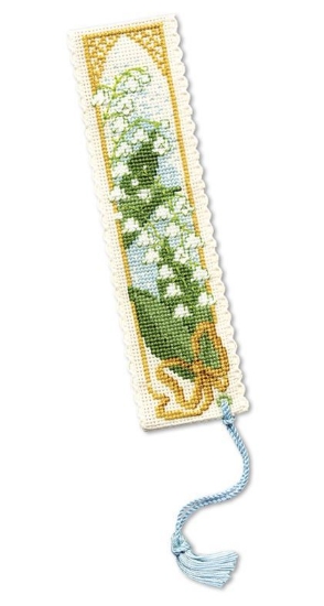 Picture of Lily of the Valley Bookmark Cross Stitch Kit