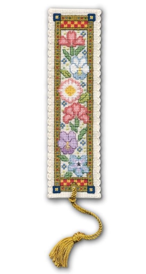 Picture of Medieval Garden Bookmark Cross Stitch Kit