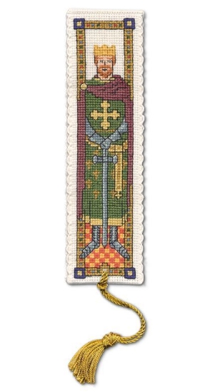 Picture of Medieval King Bookmark Cross Stitch Kit