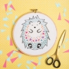 Picture of Hedgehog Contemporary Embroidery Kit