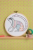 Picture of Ring-Tailed Lemur Contemporary Embroidery Kit